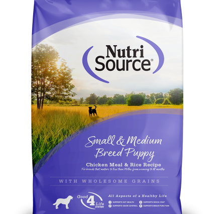 NutriSource S&M Puppy Chicken and Rice (Pollo y Arroz Cachorro)