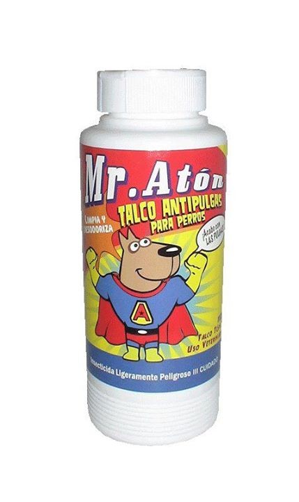 Talco anti pulgas Mr Aton 180 gr