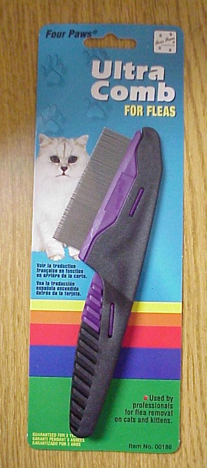 Cepillo ULTRA contra pulgas para gato FOUR PAWS