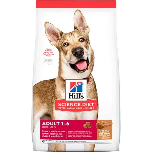 Hill's Science Diet Adult alimento para perros adultos, cordero y arroz