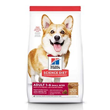 Hill's Science Diet Adult Small Bites, alimento para perros adultos, bocados pequeños, cordero y arroz