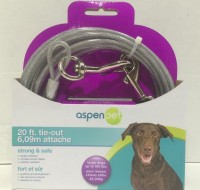 Cable 20 Pies (6,09 Mt)up (45.30 Kg)100 Lbs Tieout