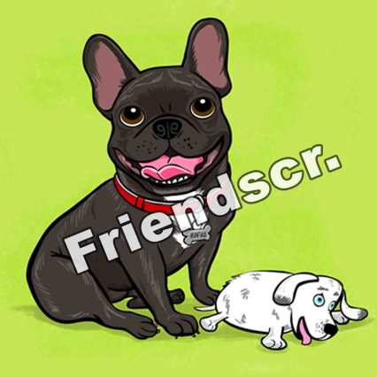 Sticker French Bulldog