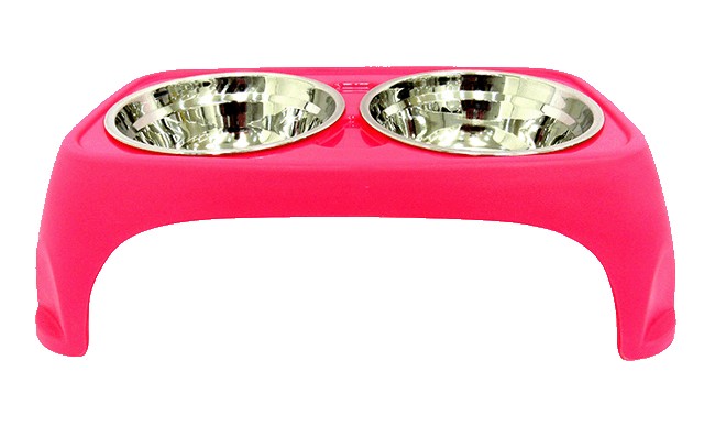 Plato Doble Rosado 41 Cm