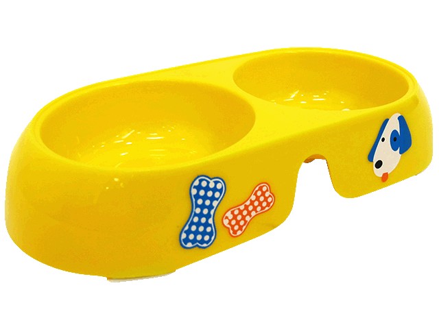 Plato Doble Amarillo 23 Cm