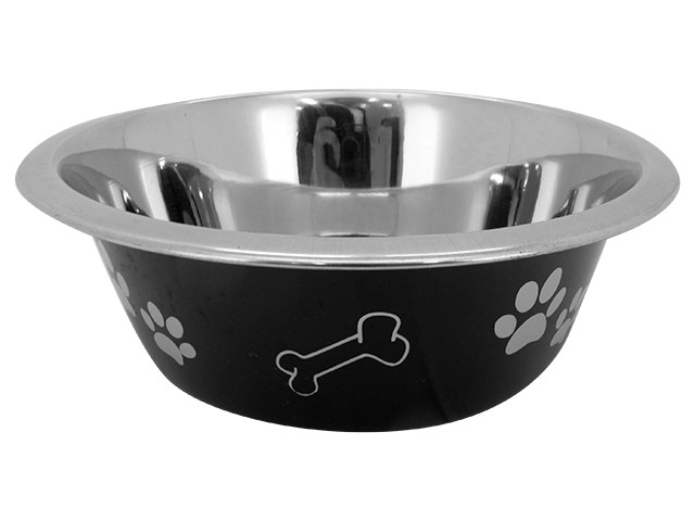 Plato Negro Metalico