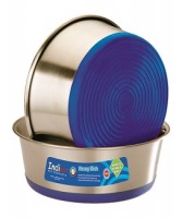Comedero Heavy Dish Blue Bonded Base 1 Pint