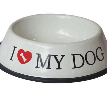 Plato Para Perro I Love My Dog