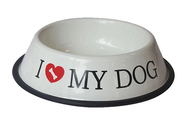 Plato Para Perro I Love My Dog