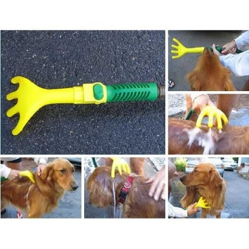 Cepillo/Manguera para bañar a tu perro