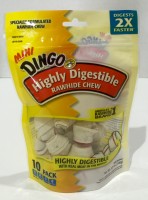 Huesos Dingo 10 Pk Mini Highly Digestible 3.5 Oz 100g
