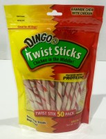 Huesos Dingo Twist Stix 50 Pk 10 Oz 283g