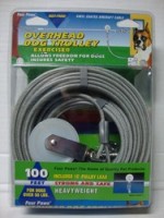 Cable 100 P(30.48 Mt) C/polea/resorte/svueltas