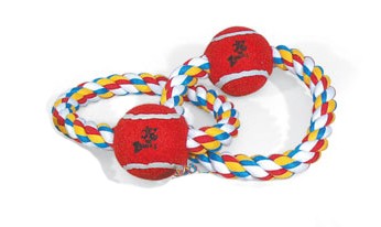Desestresante Perro 2 Cuerdas con Bola