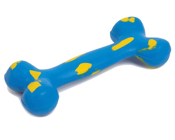 Desestresante Hueso De Hule Azul
