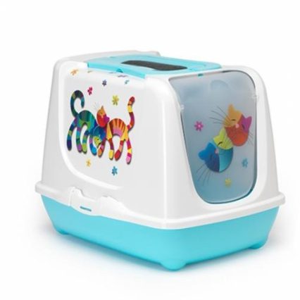 Litera Con Tapa 50 Cm Celeste