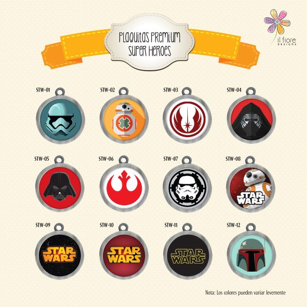 Plaquita Premium Star Wars