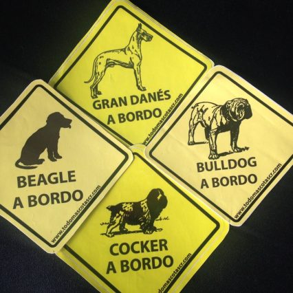 Sticker Mascota a Bordo