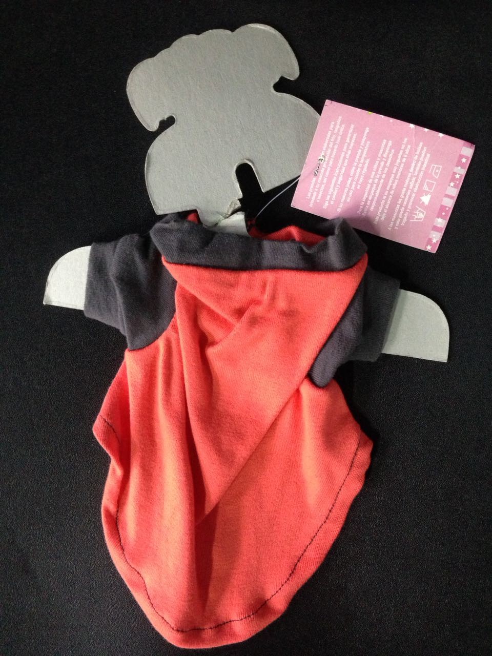 Camisa Naranja con Gris