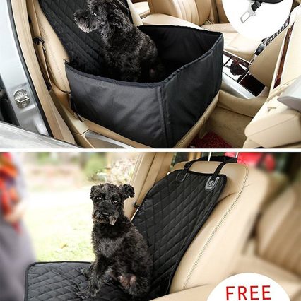 Cubierta de asiento delantero de mascota 2 en 1