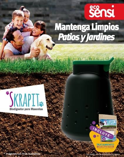 Skrapit biodigestor para mascotas