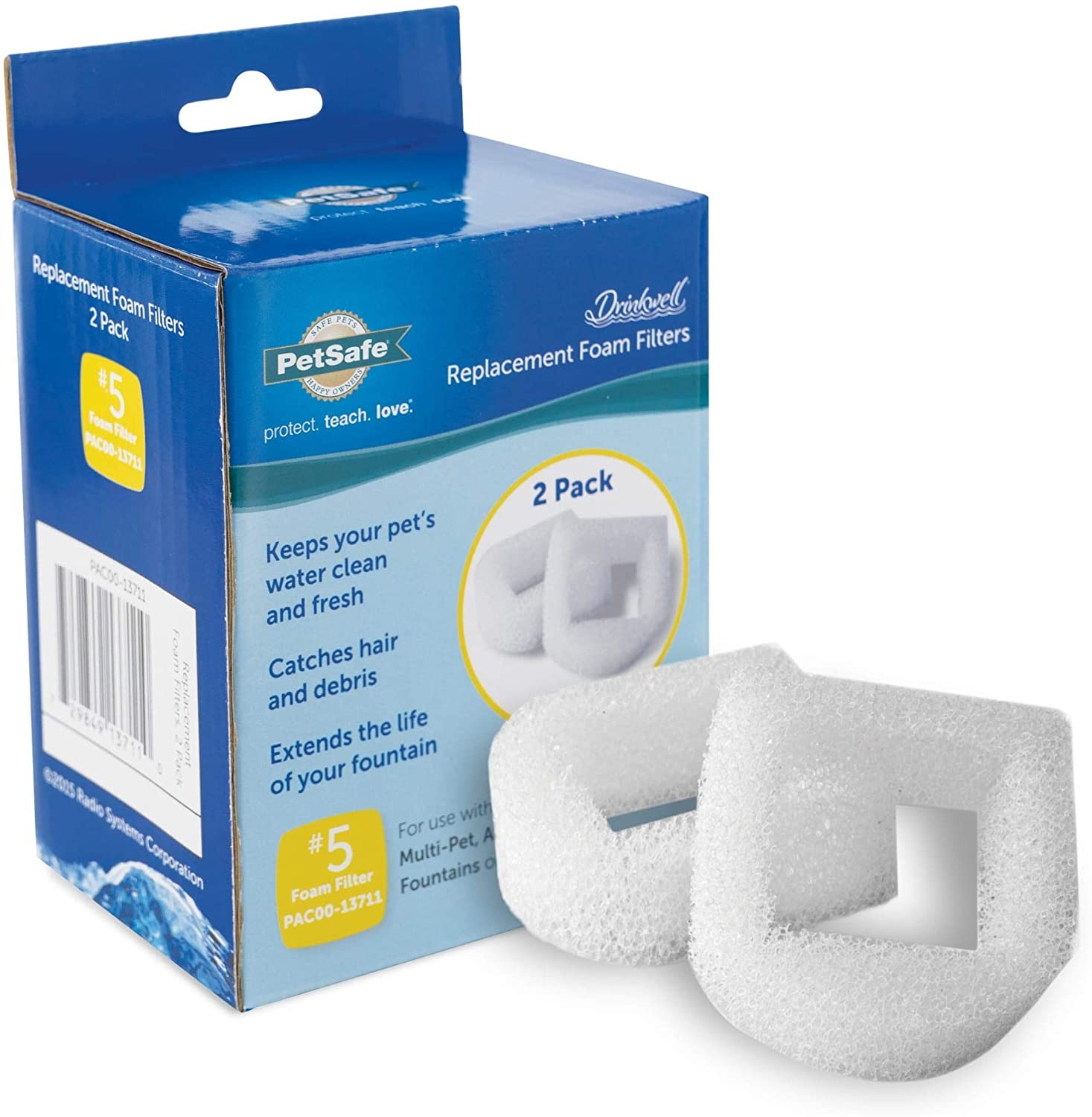 Filtro de Repuesto PetSafe Drinkwell 360 para fuentes de agua 2pack