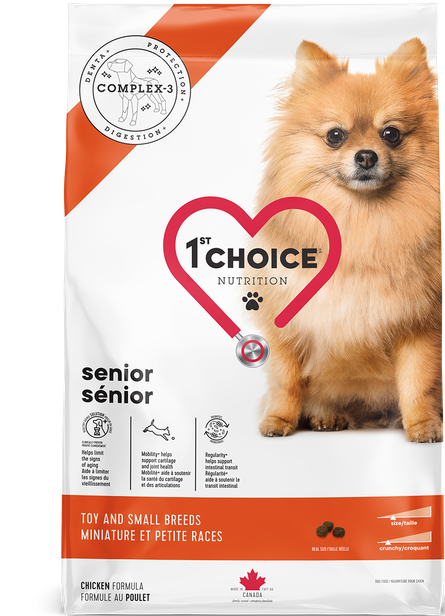 1st choice Senior Toy & Small Breeds