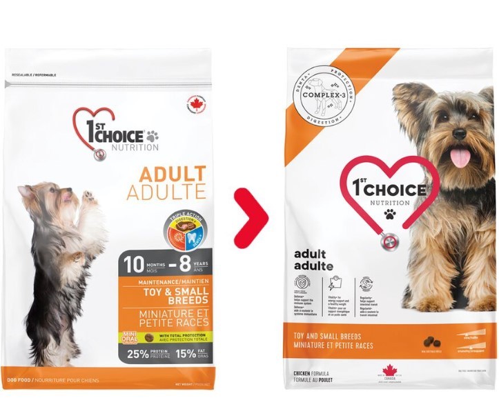 1st choice Adulto Toy & Small Breeds