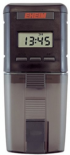 Alimentador automático p/peces de batería