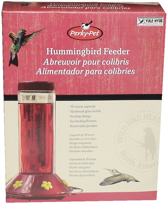 Comedero Para Colibri En Vidrio De 30 Oz