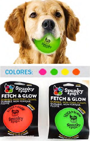 Spunky Pup Fetch y Glow Ball