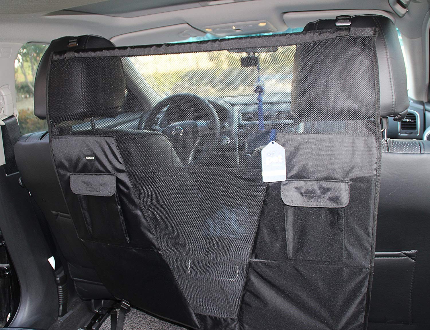 Malla de barreras asiento trasero de coche