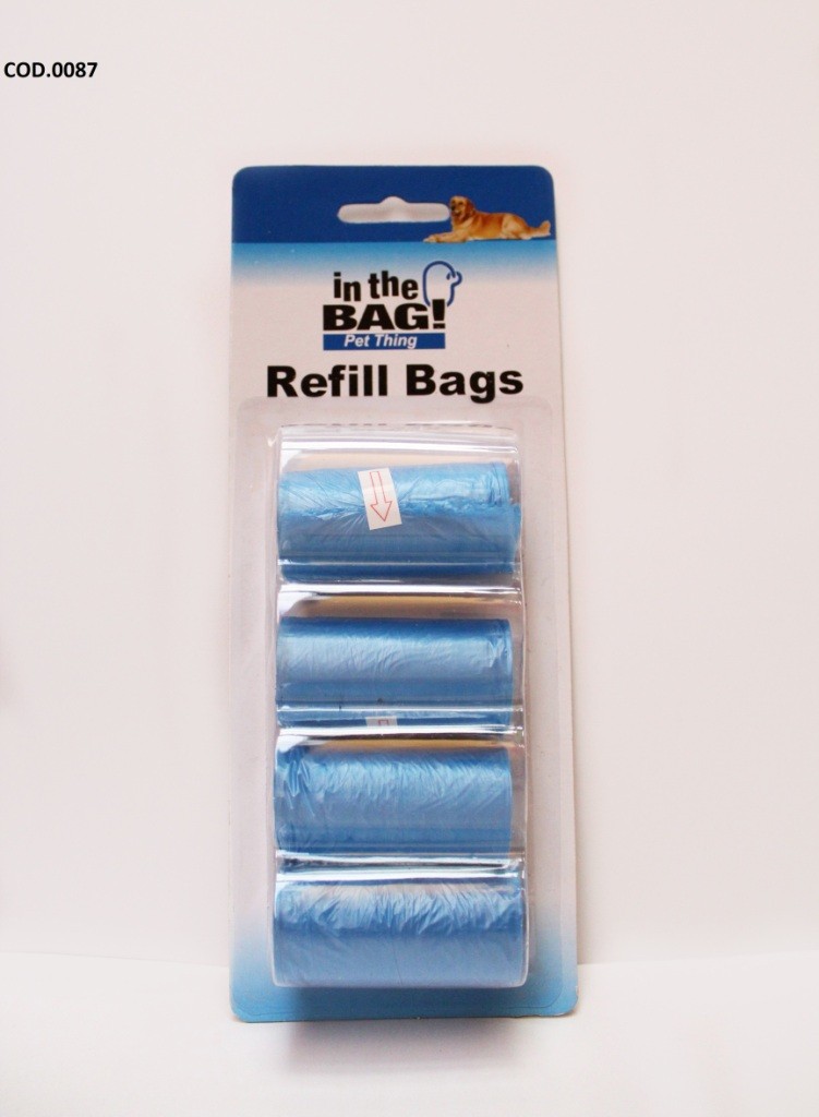 ROLLOS DE BOLSA PLASTICA 4 PCS