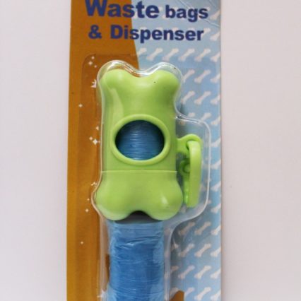 Dispensador de bolsas para perro