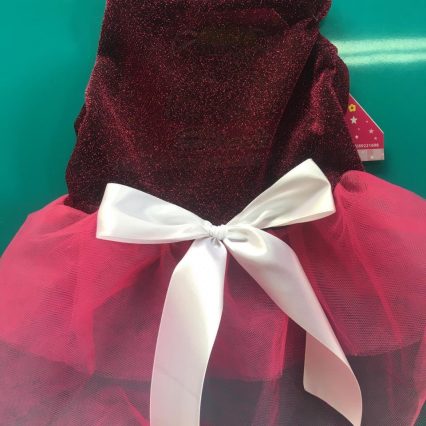 Vestido Sisu's rosa brillante talla M