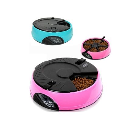 Comedero Automático para perro o gato 6 tiempos