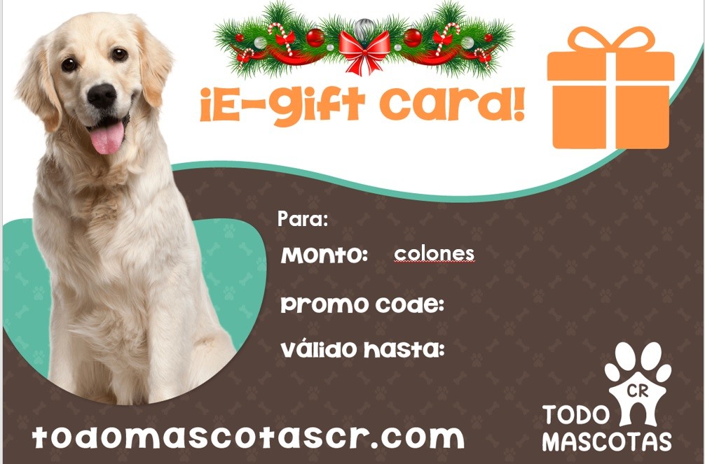 Gift Card Todo Mascotas