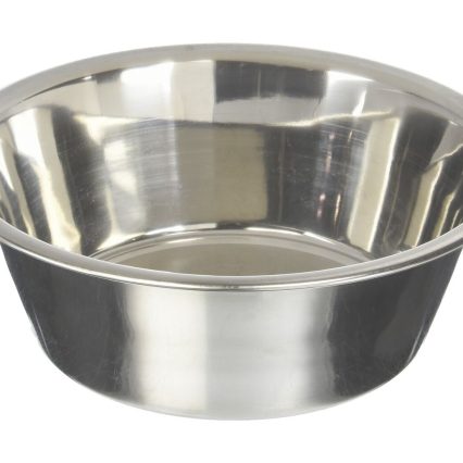 Plato metálico grande para agua marca Bergan