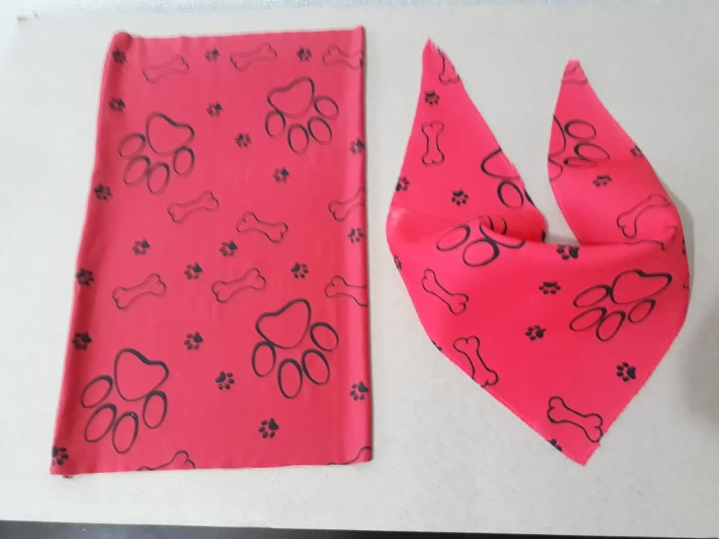 Banda para perro + bandana para personas personalizadas