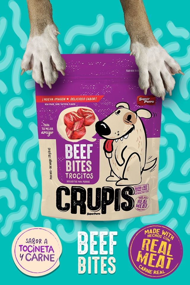 CRUPIS- BEEF BITES 170gr