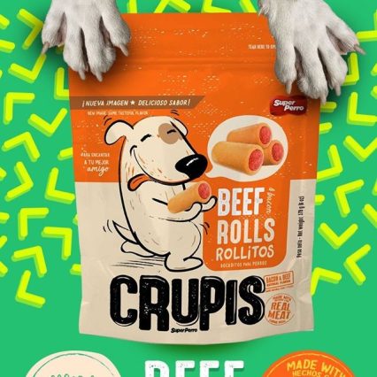 CRUPIS- BEEF ROLLS 170gr
