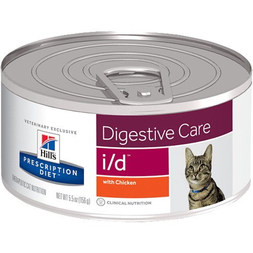 Hill's Prescription Diet i/d, Salud Gastrointestinal, Alimento para Gato 156gr