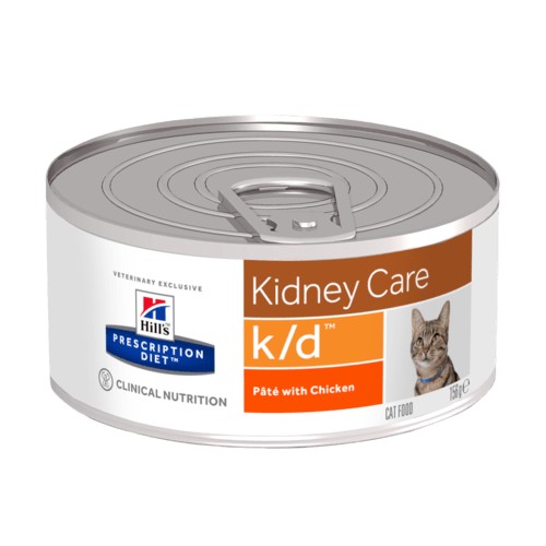 Hill's PRESCRIPTION DIET k/d Cat Food with Chicken 156grs