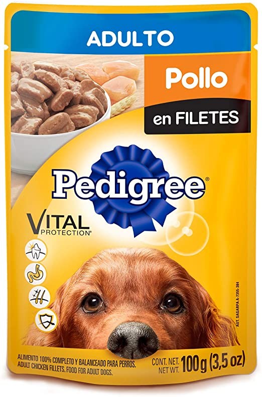 Comida húmedo pedigree Pollo Adulto 100grs