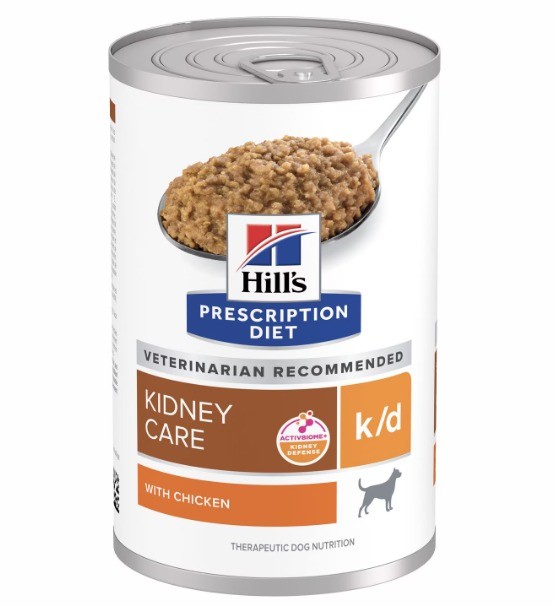 Hill's Prescription Diet k/d, Salud Renal, Estofado,Alimento para Perro, 370grs