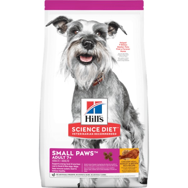Hill's Science Diet Adult 7+ Small Paws, alimento para perros adultos mayores de razas pequeñas y miniatura