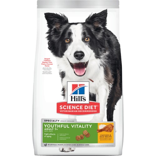 Hill's Science Diet Adult 7+ Youthful Vitality, alimento para perros adultos mayores