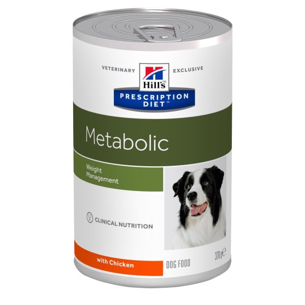 Hill's Prescription Diet Metabolic, Mantenimiento del Peso, Alimento para Perro lata 364Gr