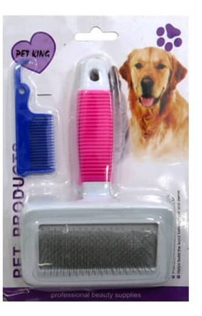 Cepillo Pet King Rosado