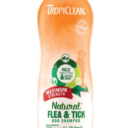 Shampoo para perro antipulgas y garrapatas TropiClean